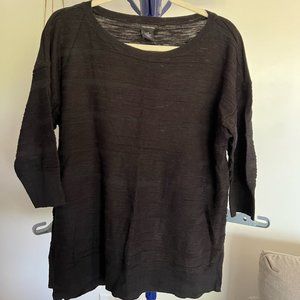 Calvin Klein Jeans, black, 3/4 length sleeve, light sweater